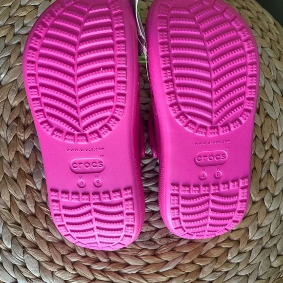 Pink Clogs women size 4 - Picture 3 of 4